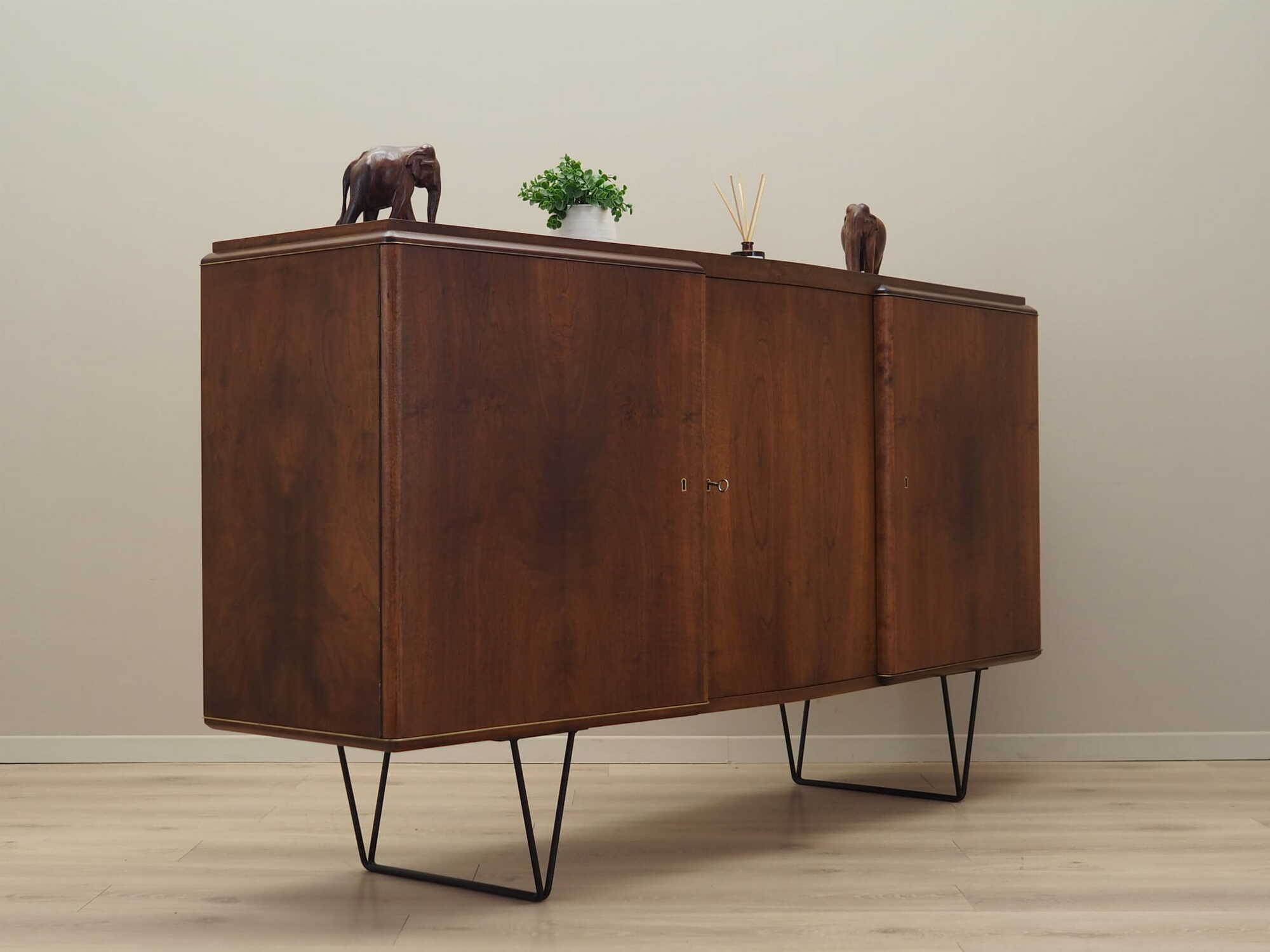 Vintage Sideboard Walnut Brown 1960s 4
