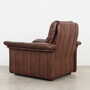 Armchair Leather Brown 1970s 6