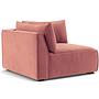 Daphne 1-Sitzer Eckmodul Links Lux Vintage Rosa 2