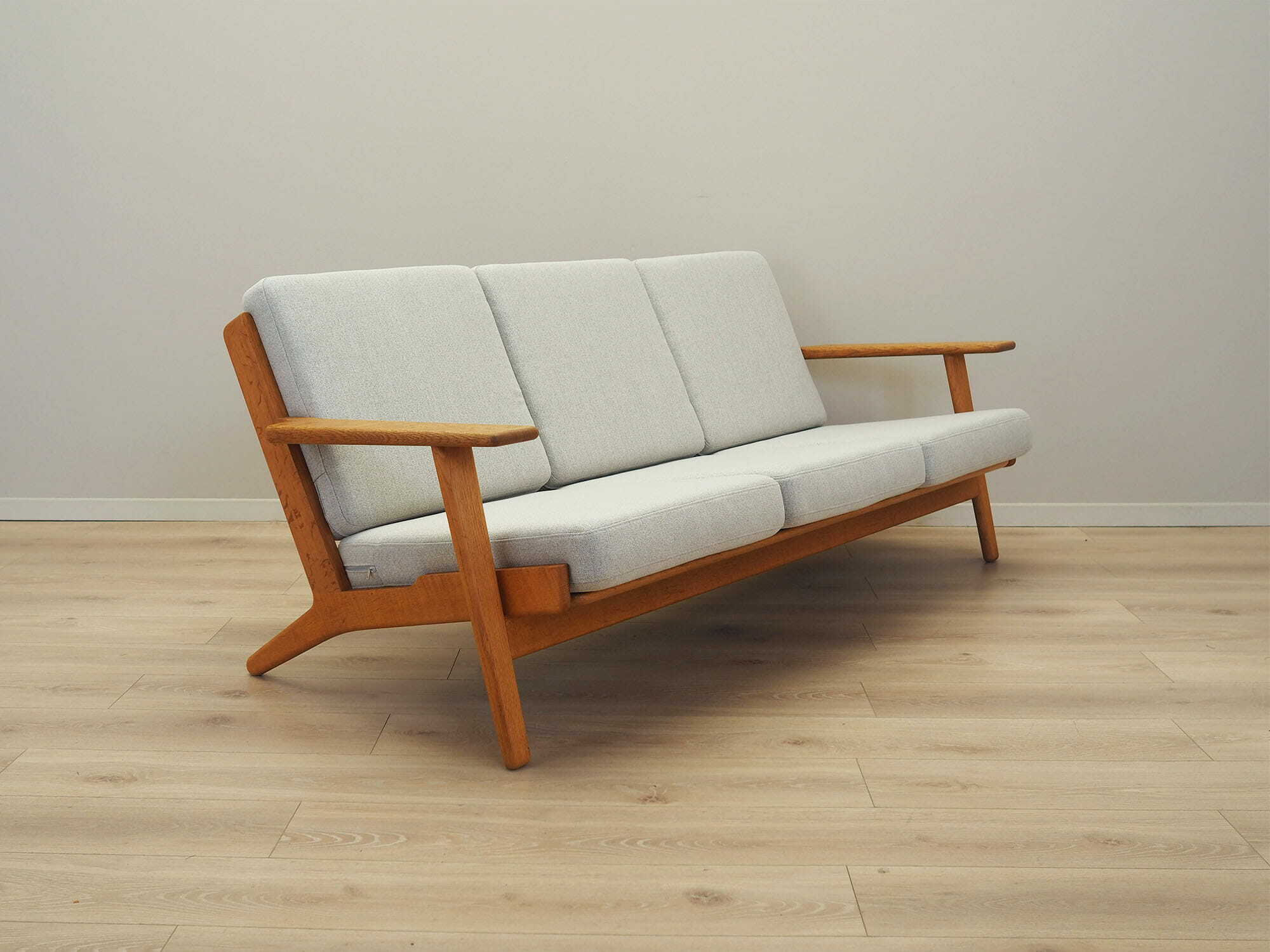 Sofa Holz Grau 1960er Jahre 6