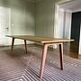 Design Esstisch Holz Stahl 3