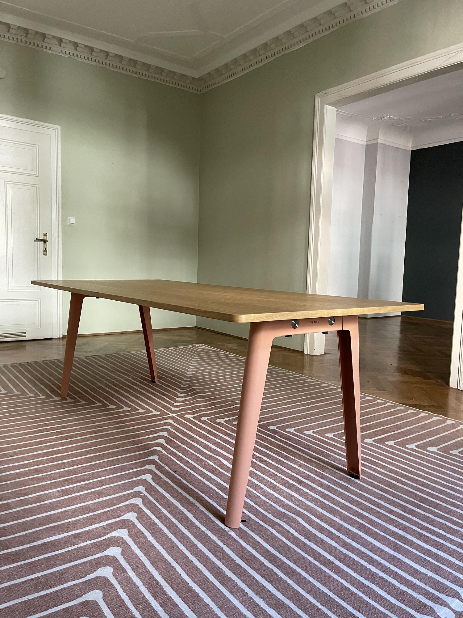 Design Esstisch Holz Stahl 3