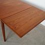 Teak table Brown 1970s 13