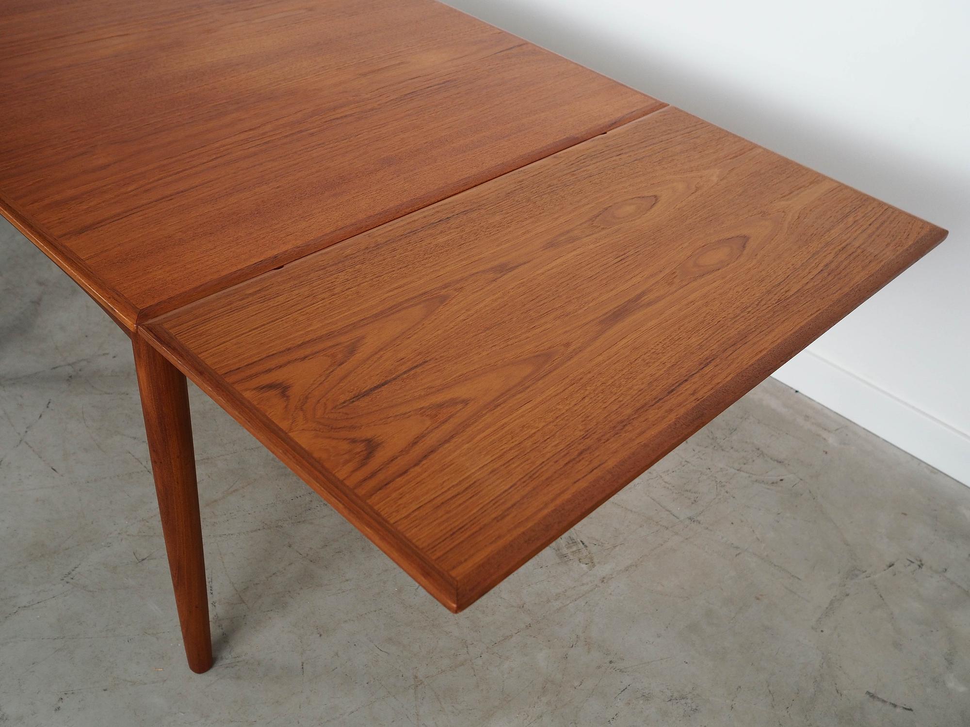 Teak table Brown 1970s 13