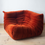 Togo Lounge Set 3-pc. Cord Orange 1