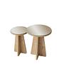 Luna 2 Side Table Set of 2 Sapphire Oak 0