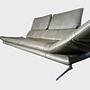 Sofa mit Armlehnen-und Rückenfunktionen Leder Dunkelgrün 1