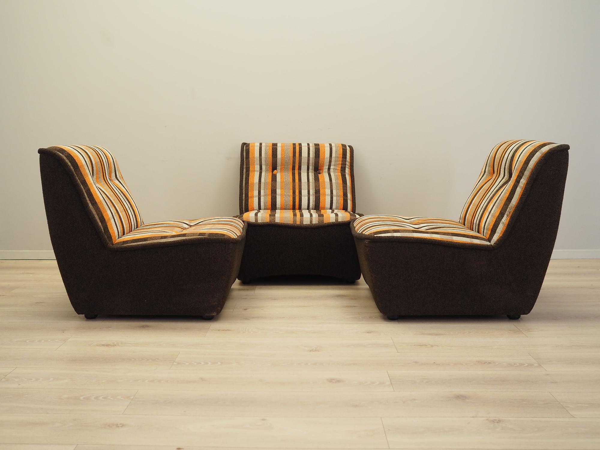 3-Sitzer Modulsofa 1960er Jahre 5