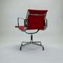 Eames EA 108 Aluminium Chair Leder Rot 3