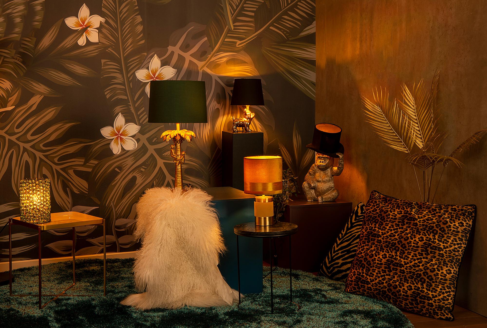 Extravaganza Frizzle Tischleuchte Eisen Gelb 3