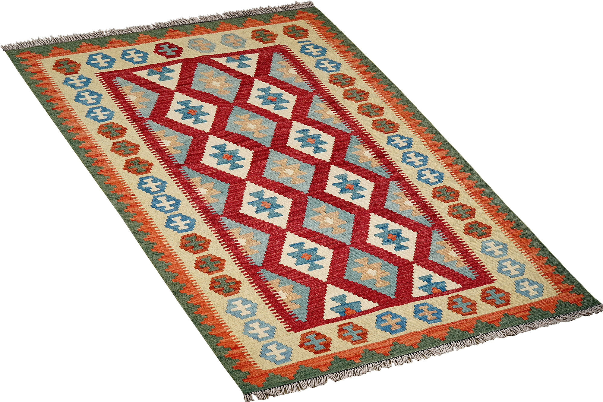 Kilim Gashgai Teppich Mehrfarbig 2