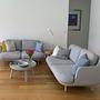 2x Lune JH200 Sofa 2-Sitzer Wolle Grau 5