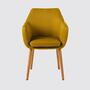 Armchair NICHOLAS fabric: Curry yellow Single chair 4