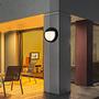 LED wall light 1-light aluminum black 2