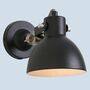 Wall light Mexlite V Steel 1-light Black 0