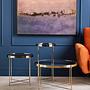 Allure Grey Mirror Hoher Beistelltisch
 3