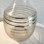 Beverage Set Glass Gold Striped 2
