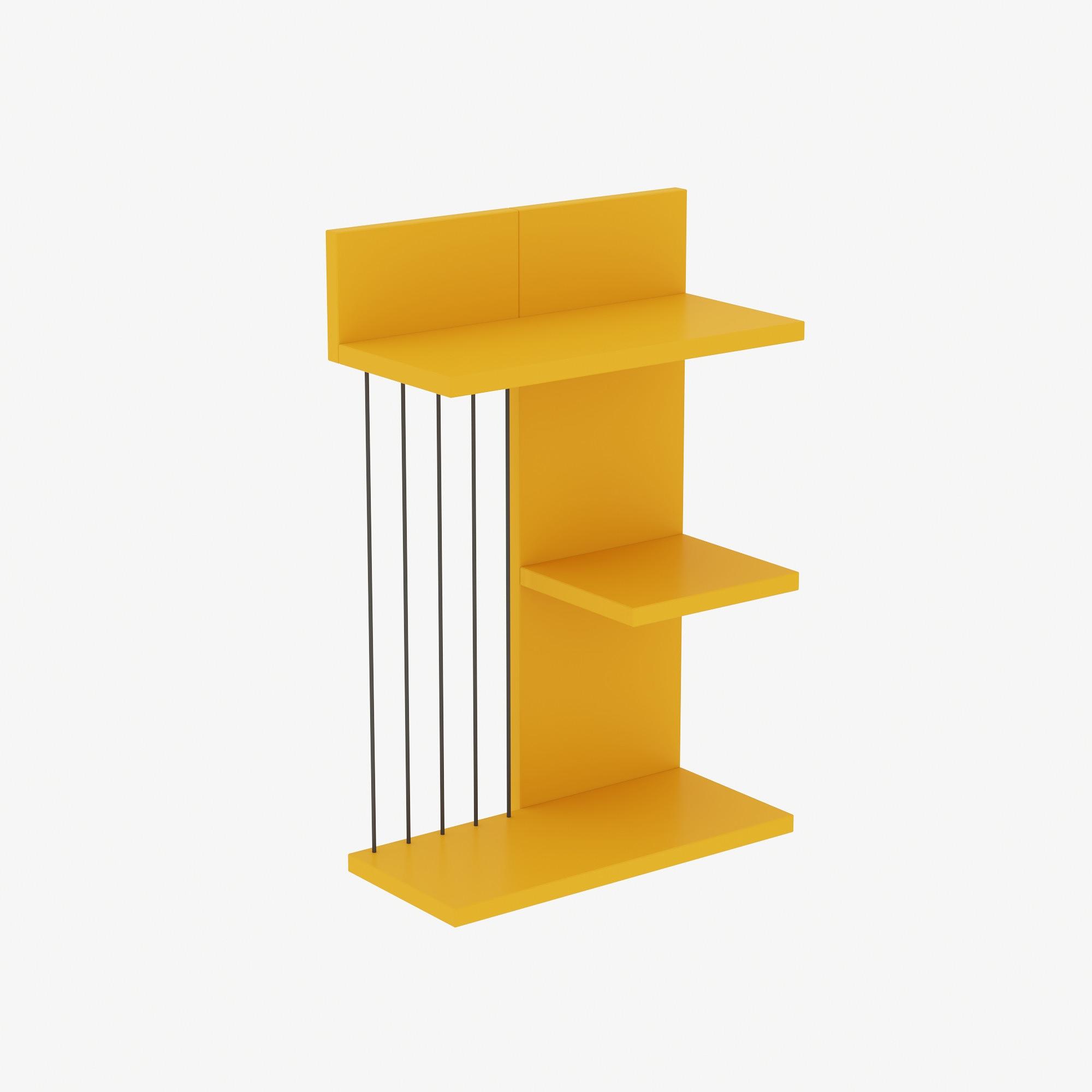 Kinik Wandregal Holzfurnier Gelb 2