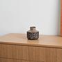 Keramikvase Braun 1
