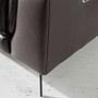 Sofa 2-Sitzer mit Relaxfunktion Leder Schokobraun 6