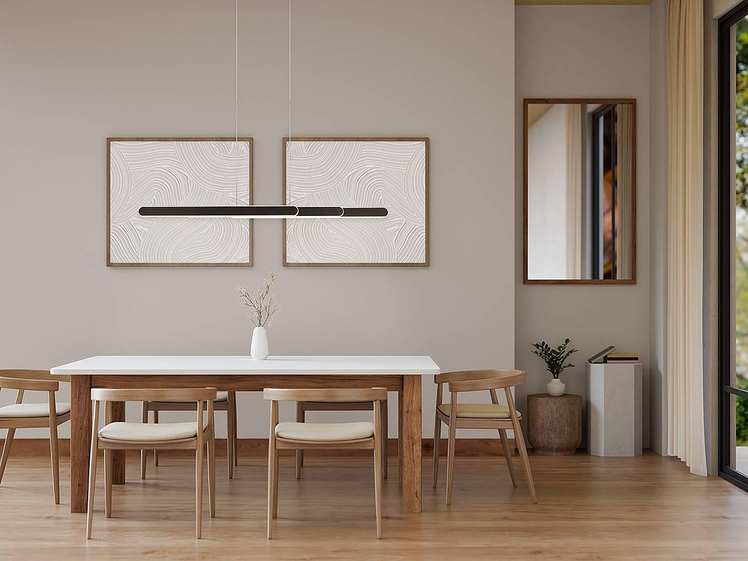 1-Light Helios LED Pendant Light Iron Black 3