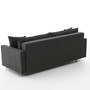 Divano letto 3 posti antracite 6