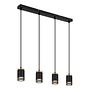 Korben Typ B Pendelleuchte 4-flammig Eisen Schwarz 3