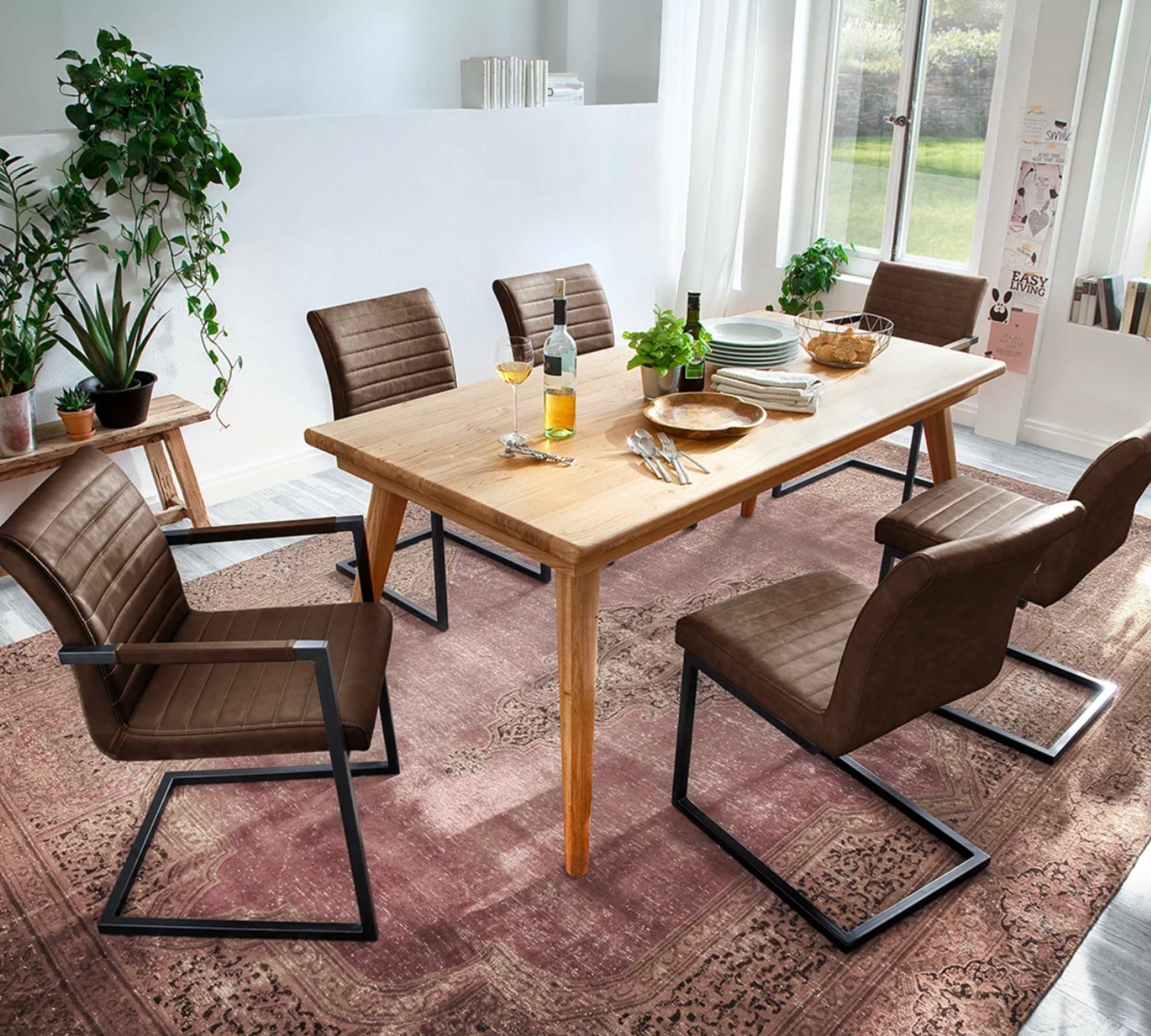 Armchair Faux Leather Brown 6