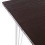 District Grey Metall und Elmholz Tisch
 5