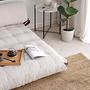 Fold Velvet 2 Sofa bed 2-seater White 4