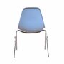 Eames DSS Plastic Side Chair Eisgrau  3