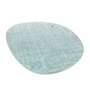 Shaggy carpet synthetic fiber mint 1