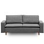 Lungo Sofa 2-Sitzer Dunkelgrau 1