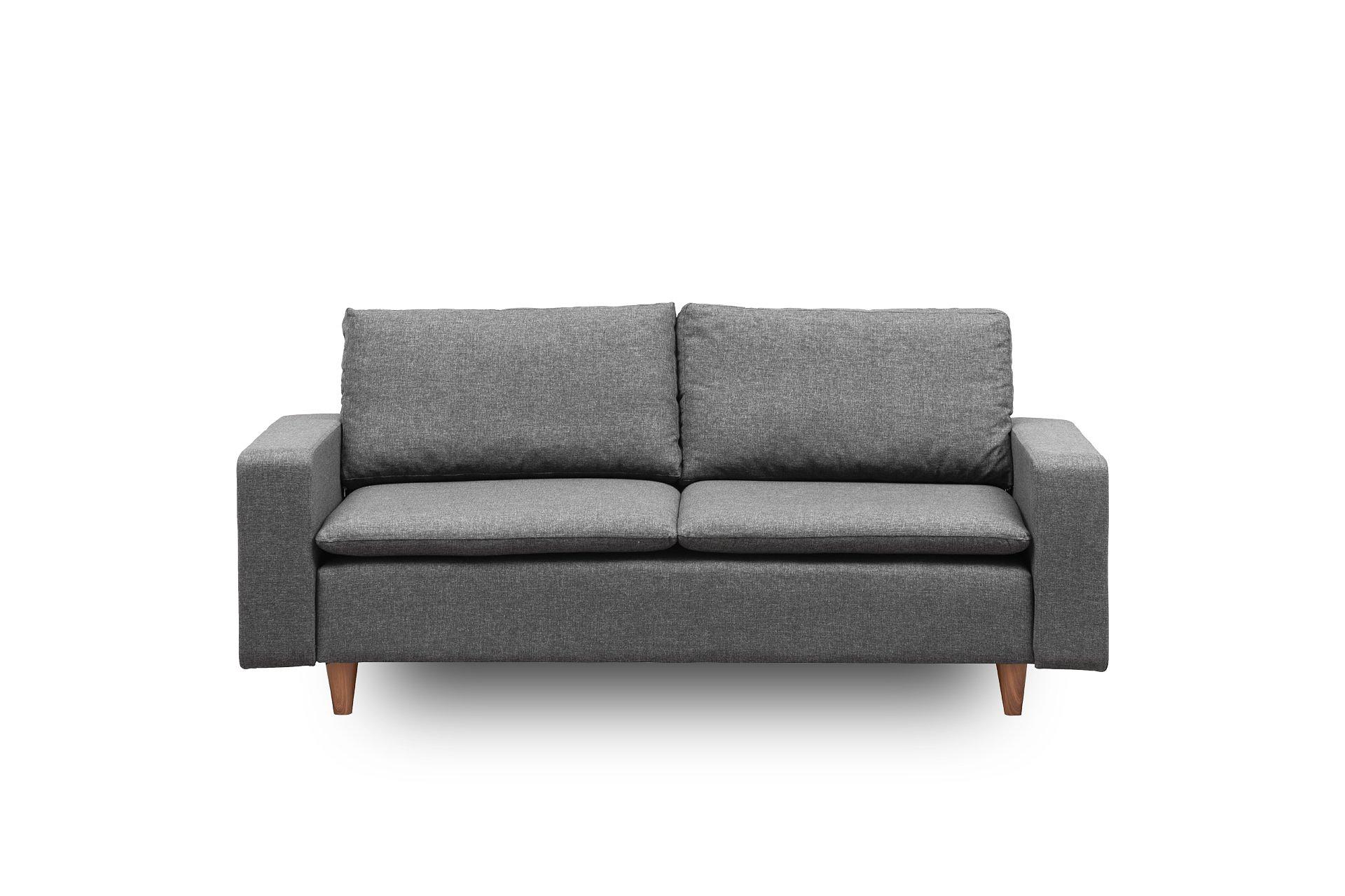 Long Sofa 2-seater Dark Grey 1