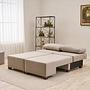 Perenna Sofa 3-Sitzer Leinen Creme 5