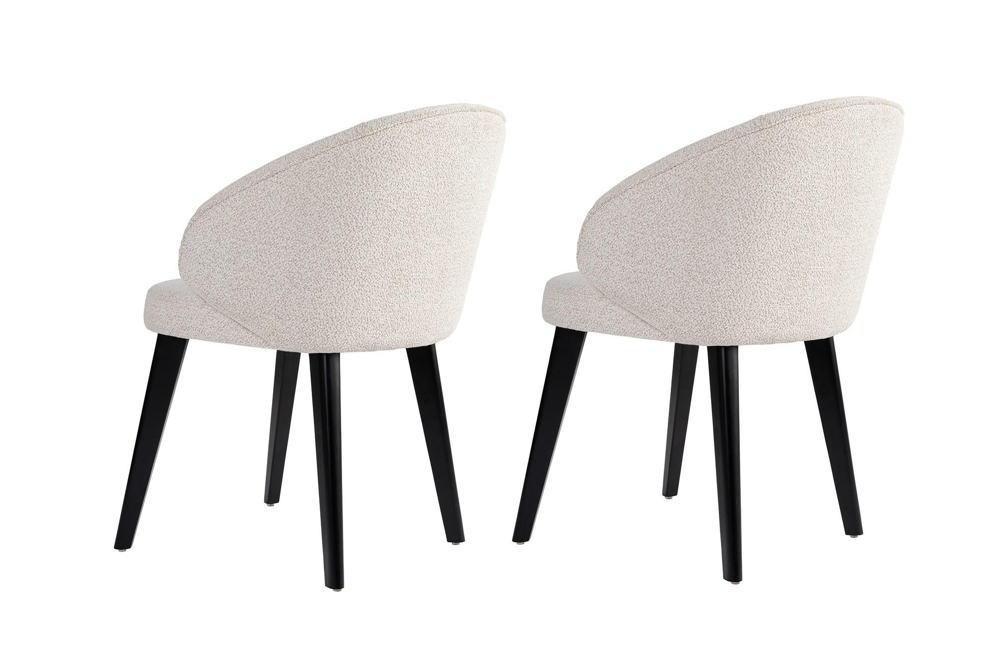 2x Bentley Dining Chair Wood Veneer White 3