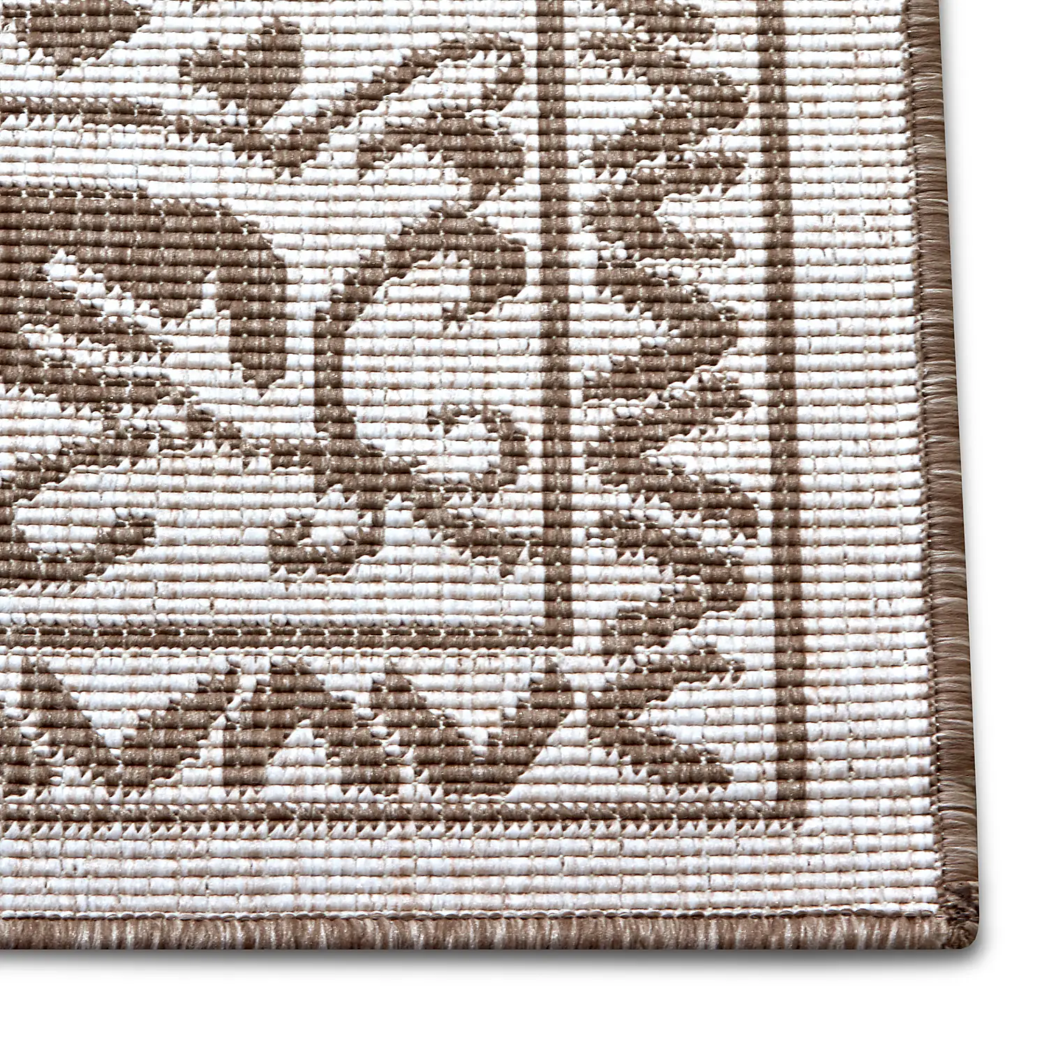Leyte Outdoor-Teppich Beige Braun 2
