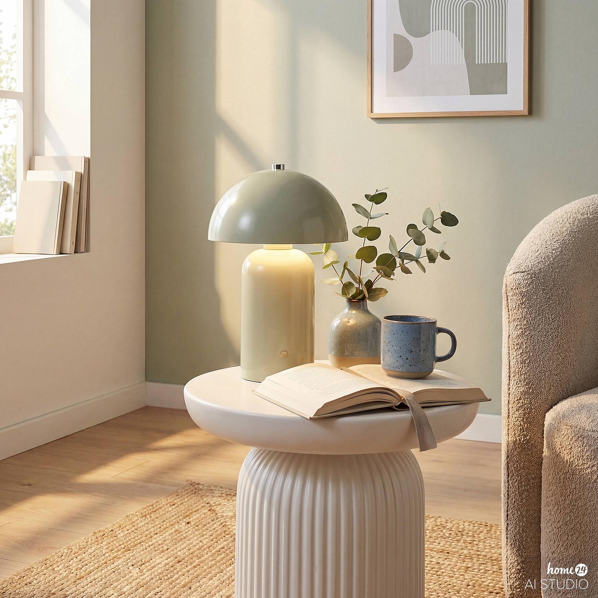 Moch Rechargeable Table Lamp Dimmable Green 2