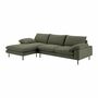 Fallyn Ecksofa Récamiere Links Zypressengrün 1