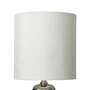 Table lamp John Blended fabric / Glass 1-light White 1