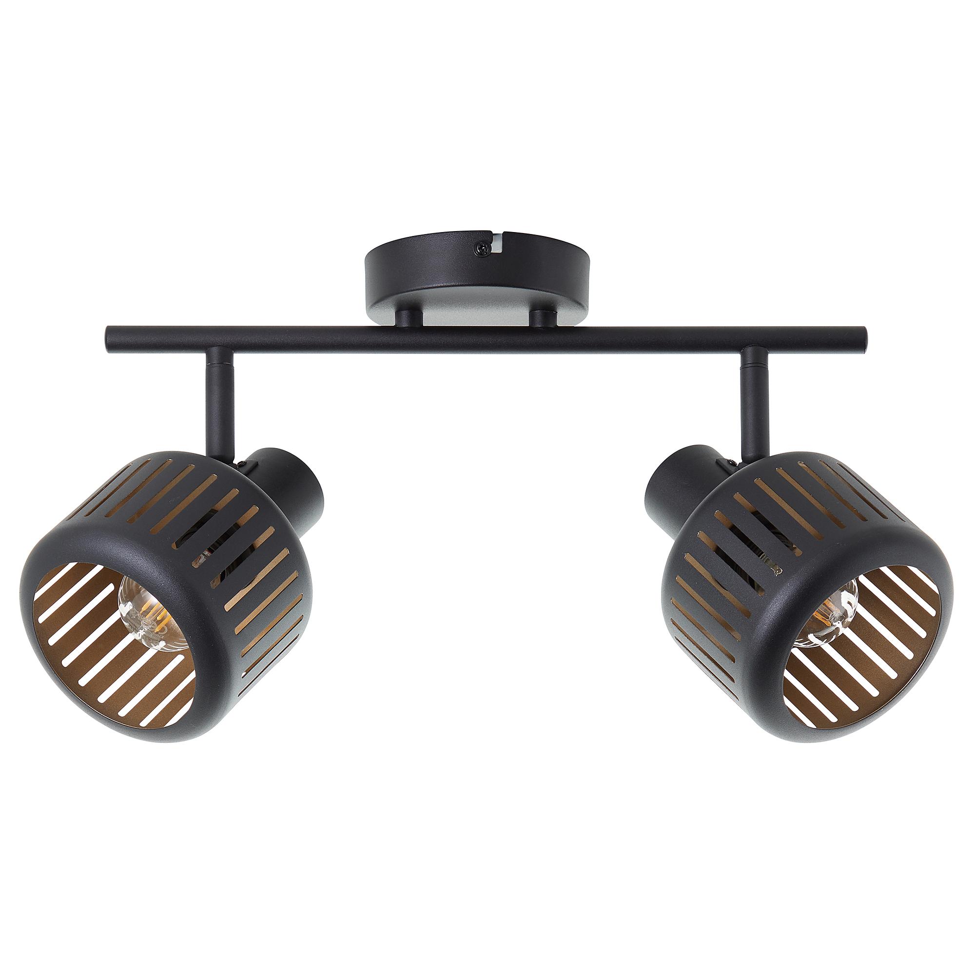 Tyas Deckenleuchte Aluminium Schwarz Gold 2