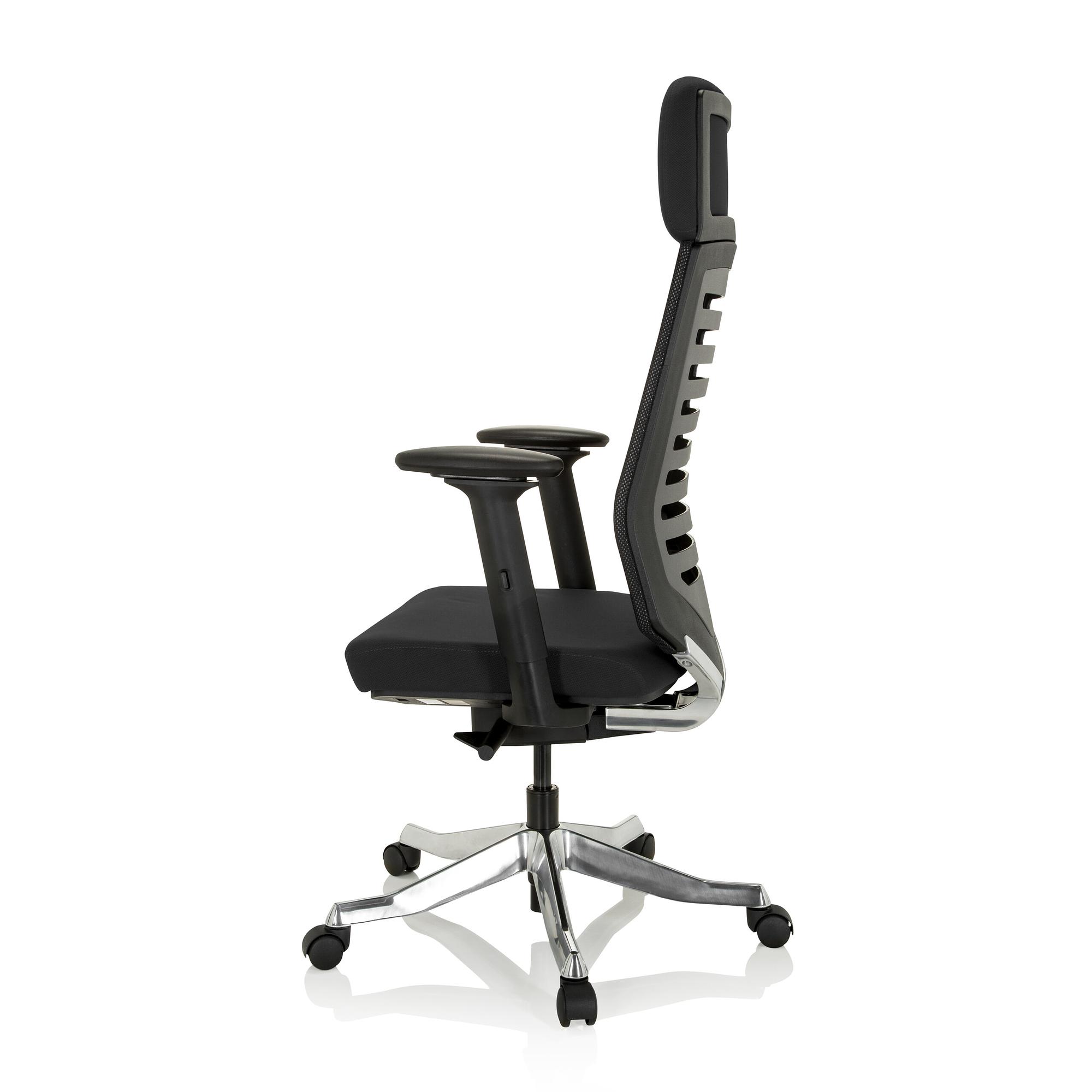 ASGON Bürostuhl Stoff Schwarz 7