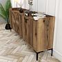 Venedik Sideboard Walnussbraun 3