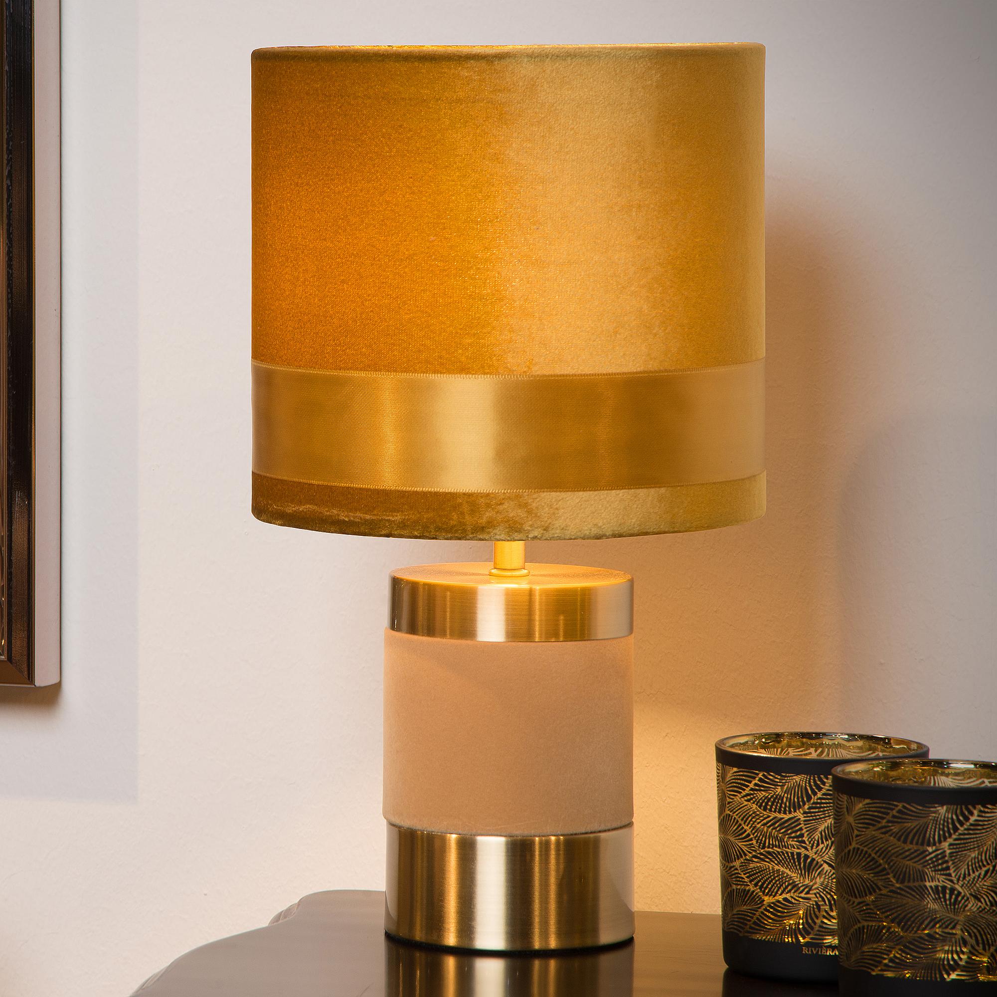 Extravaganza Frizzle Tischleuchte Eisen Gelb 0