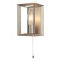 Wall Lamp Heaton 1-Light Steel Silver Gold 0