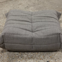 Togo Ottoman Fabric Warm Grey 2