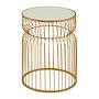 Avantis Gold Metalldrahtgestell Runder Beistelltisch
 5