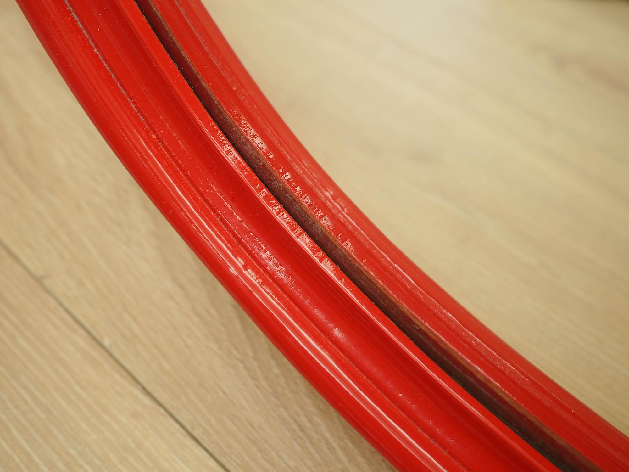 Mirror 1970s Red 9