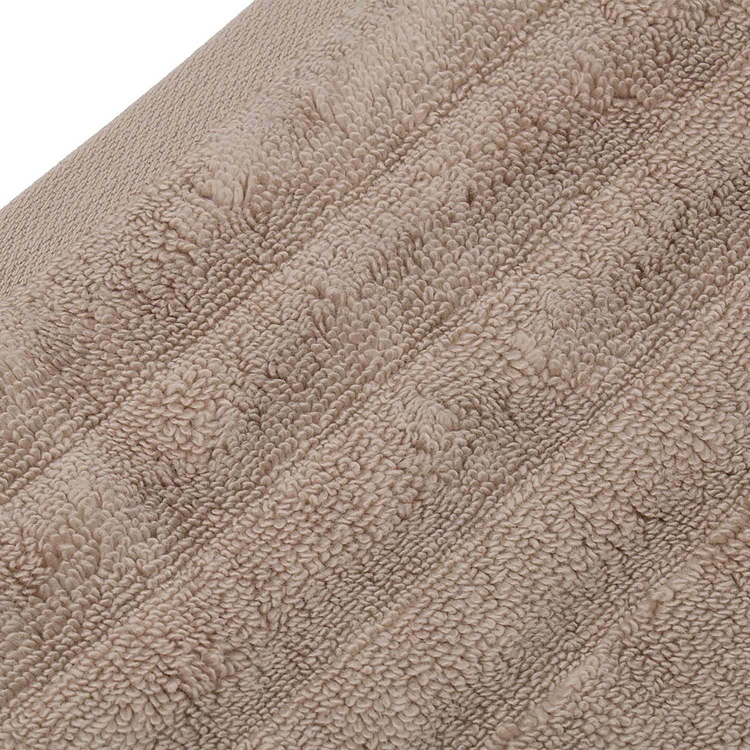 Milan Bath Towel Bamboo Cotton Taupe 70x140cm 4