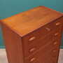Vintage chest of drawers Teak wood Brown 1970s 5